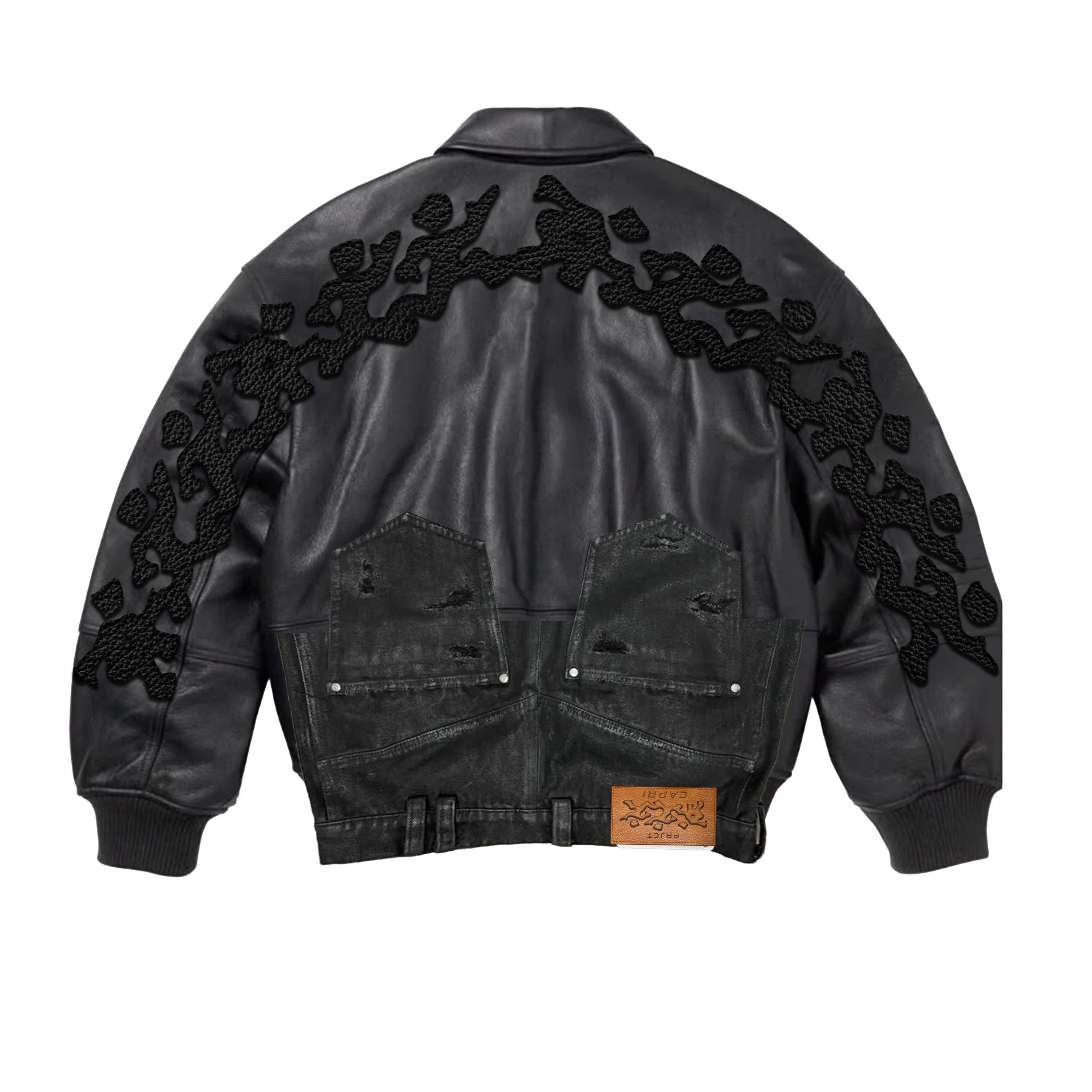 Leather jacket mockup