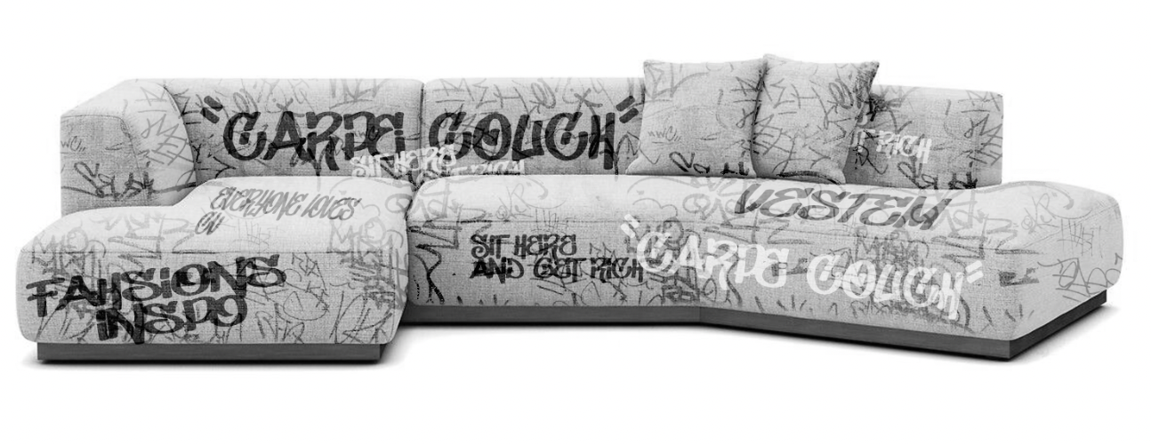 Completed furniture piece